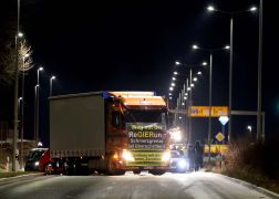 Unangemelde Strassenblockaden In Jena 00